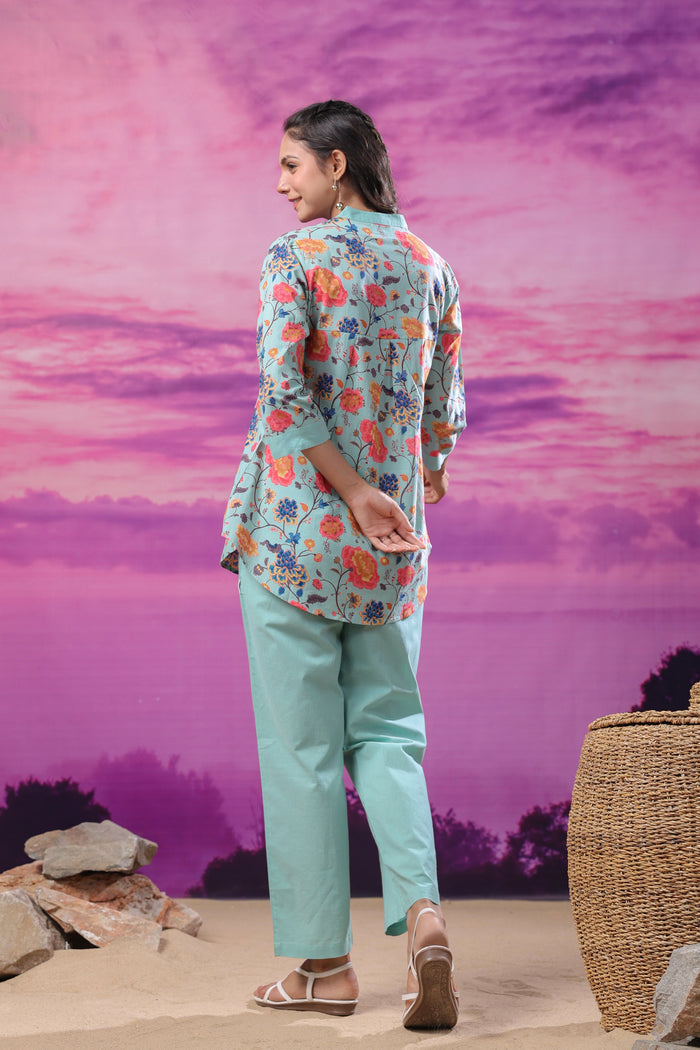 Aurora Bloom Cotton Co-ord Set
