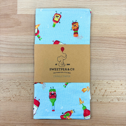 Baby Crinkle Paper - Hot Sauce