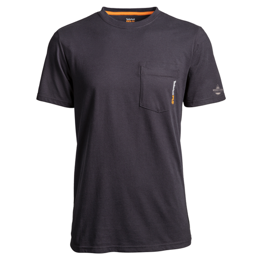 BASE PLATE BLENDED SHORT-SLEEVE T-SHIRT (BIG/TALL) - 434-Dark Navy | Timberland PRO TB0A1OZ4