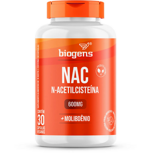 BIGENS | NAC N-Acetil Cisteína 600 mg (30 Cápsulas)