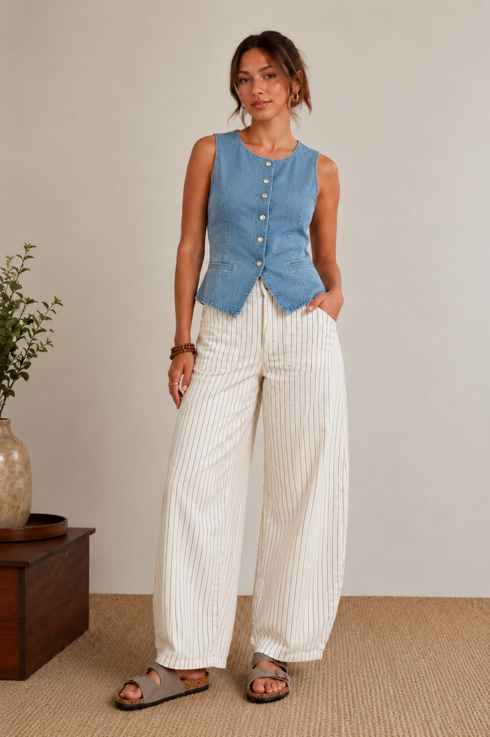 Blaine Striped Jeans