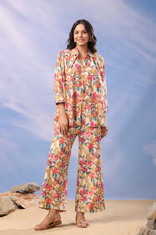 Blooming Panorama Cotton Co-ord Set