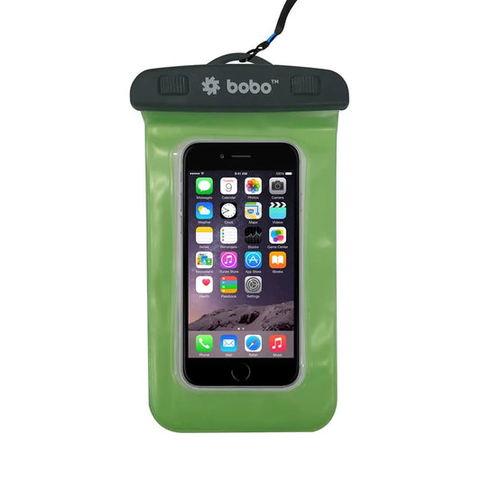 BOBO Green colour waterproof mobile pouch
BOBO waterproof smartphone bag