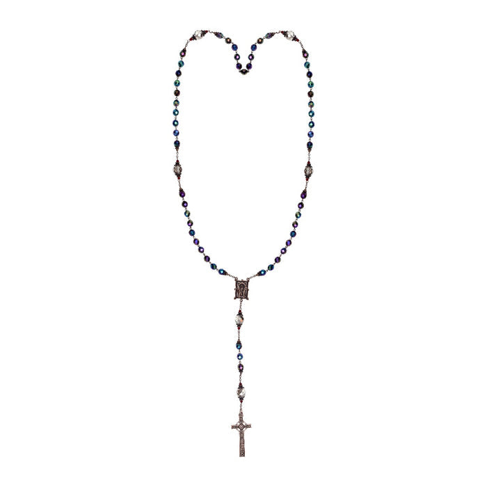 Book of Kells Purple Rosary in Presentation Box