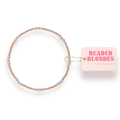 Bracelet ILY Dainty in Gold with Silver
