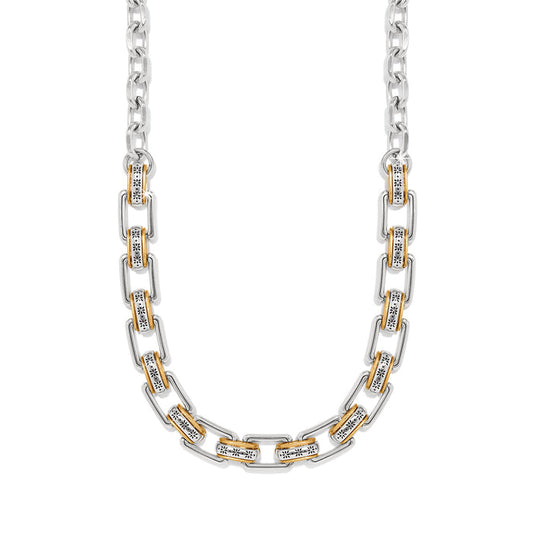 Brighton -  Mosaic Two Tone Links Necklace Brighton -