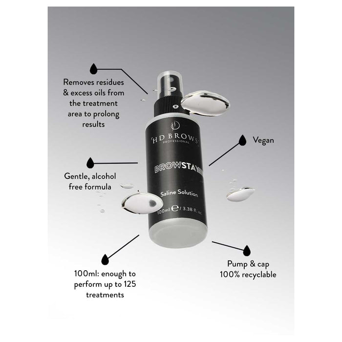 BrowStay Saline Solution