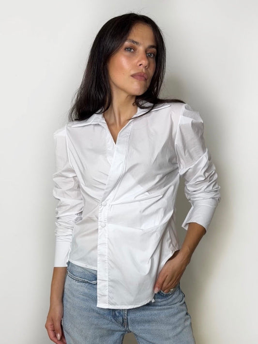 BUTTON POPLIN SHIRT