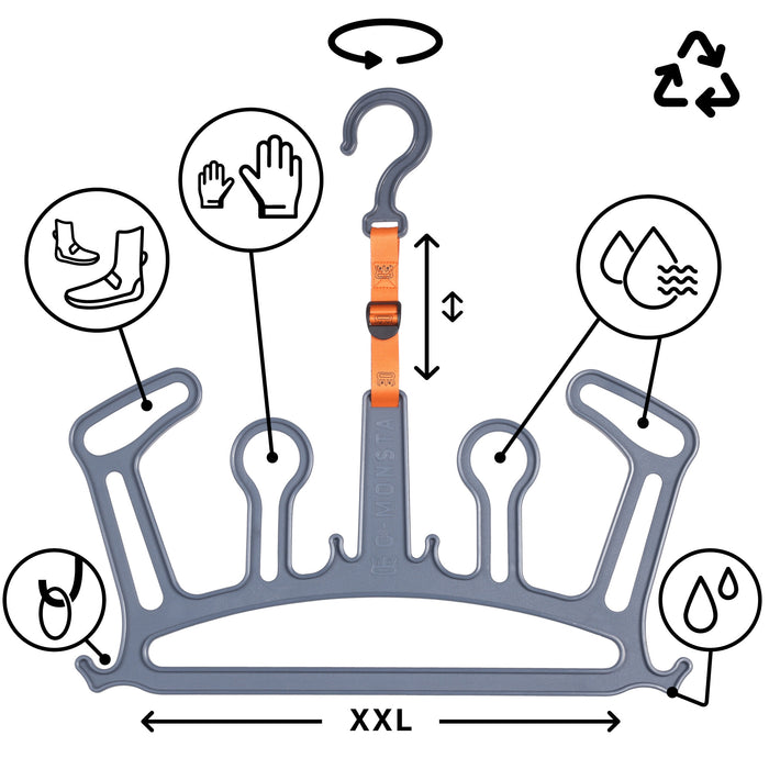 C-Monsta Wetsuit, boot & Glove Hanger