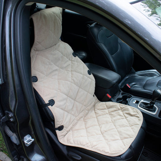 car front seat protector tan