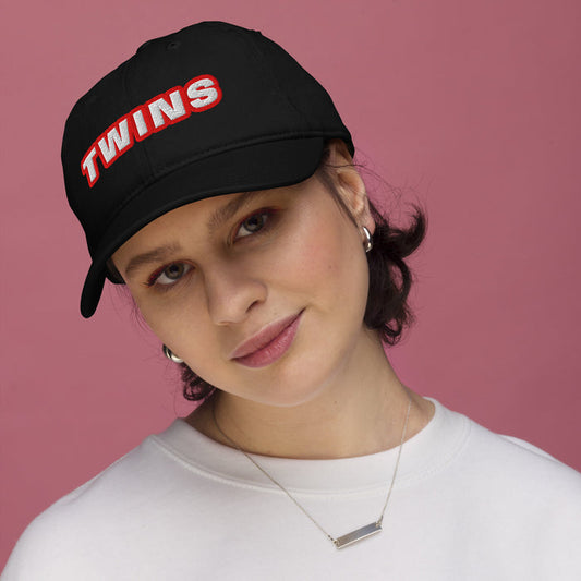 Casquette Twins brodée noire - streetwear réglable