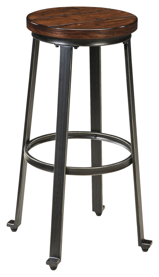 Challiman D307-130 Rustic Brown Tall Stool 2CN