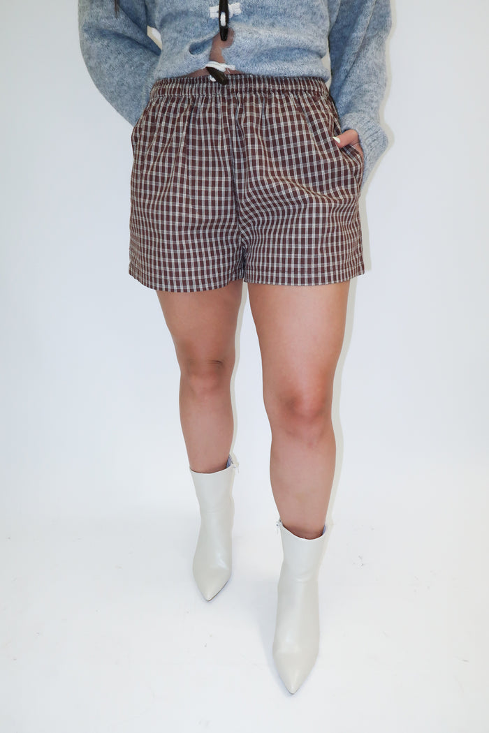 Check Your Plans Plaid Shorts - The Pink Tulip Clothing