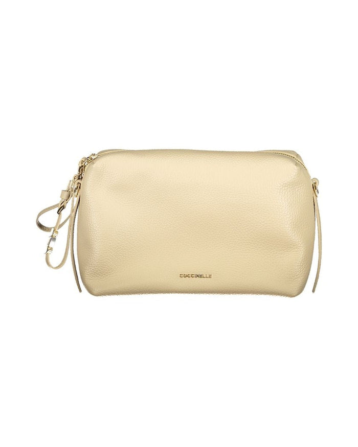 Coccinelle Beige Leather Woman Handbag