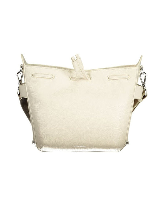 Coccinelle Bianco Leather Women Handbag