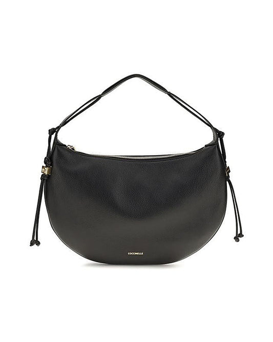 Coccinelle Black Calf Leather Bos Taurus Shoulder Bag