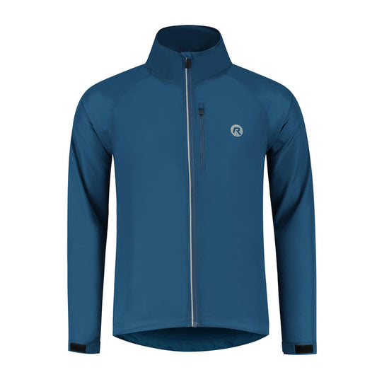 Rogelli Core hardloopjack heren blauw voorkant.