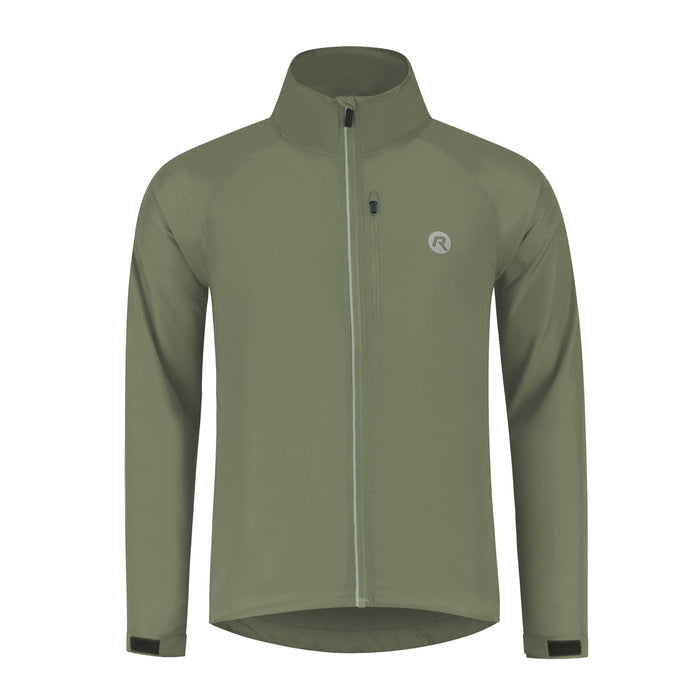 Rogelli Core hardloopjack heren groen voorkant.