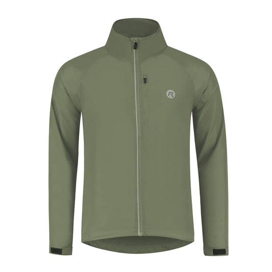 Rogelli Core hardloopjack heren groen voorkant.