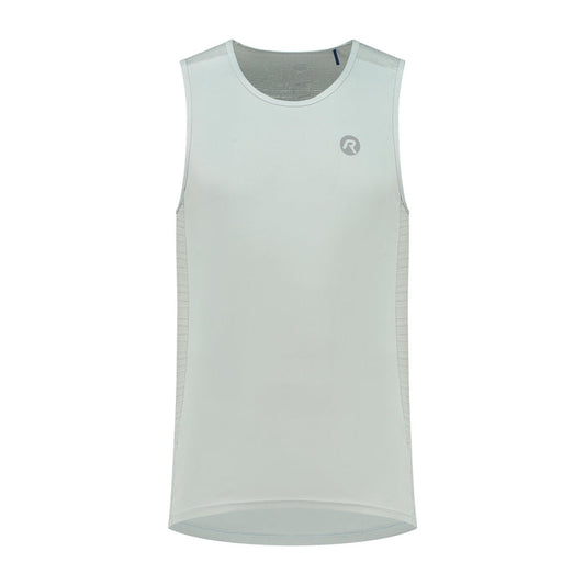 Rogelli Core mouwloos hardloopshirt heren lichtgrijs voorkant.