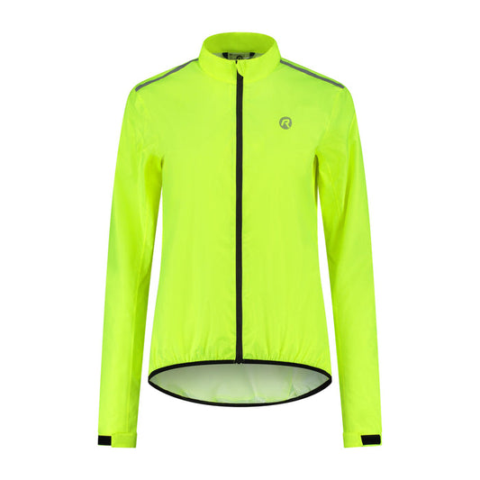 Rogelli Core regenjack dames fluor voorkant.