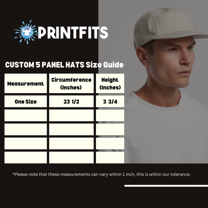 CUSTOM 5 PANEL HATS