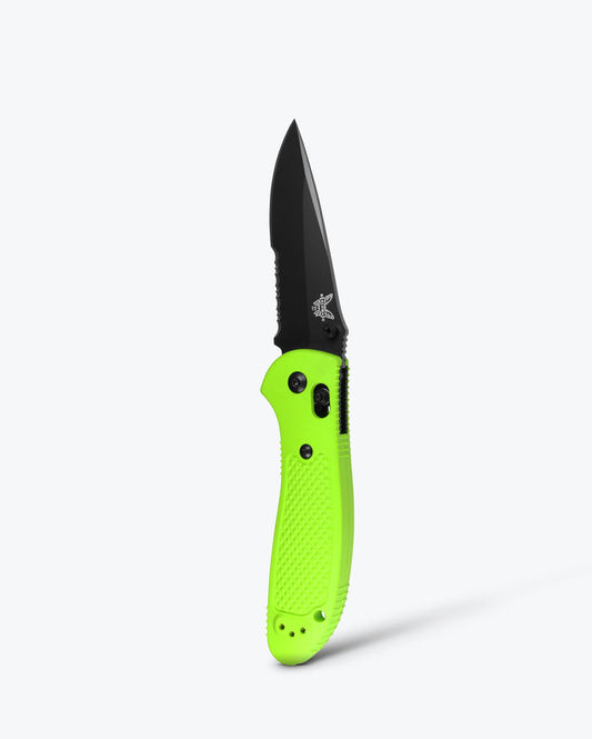 Green Custom Griptilian® EDC Knife - Vertical Open | Benchmade Knife Co.