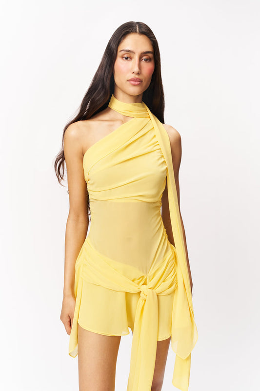 Cyrielle Dress in Sunshine Yellow