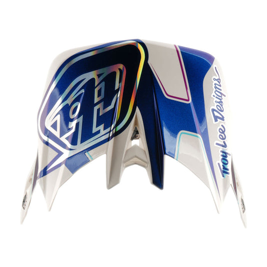 D4 Visor Flared White / Indigo