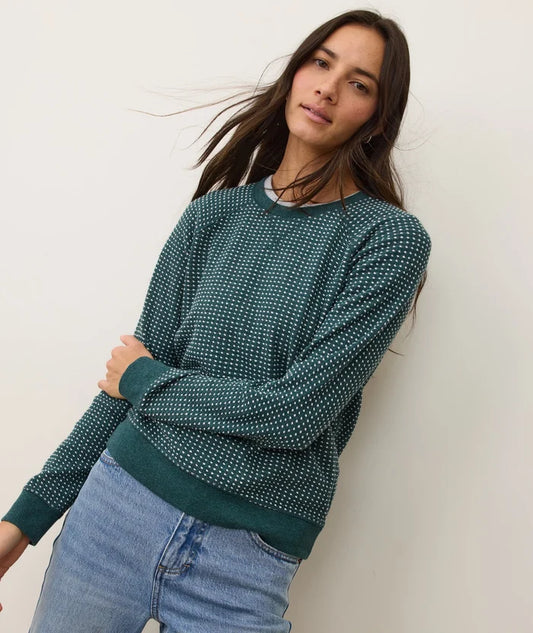 Daisy Textured Raglan Mediterranea