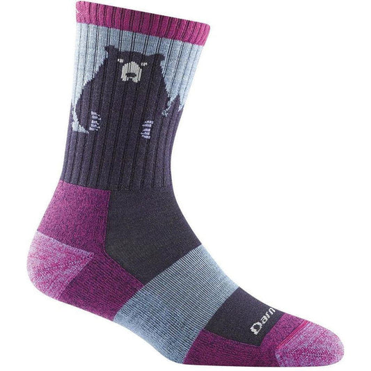 DARN TOUGH Women's Bear Town Micro Crew Lightweight Hiking Socks 1970