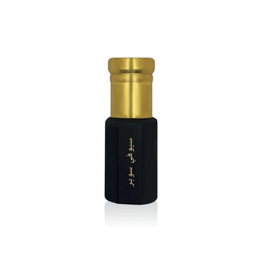 Luxury oriental perfume bottle with gold cap from Jamr Al Oud Perfume House