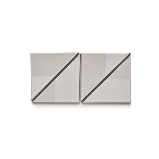 DG17 Sample in Mid-Century White Blend Triangles