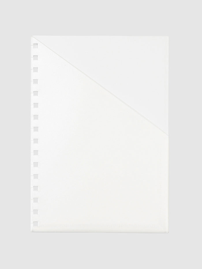 Diagonal Pocket Folder, A5, Cloth and Paper. Folder displayed on a neutral background.