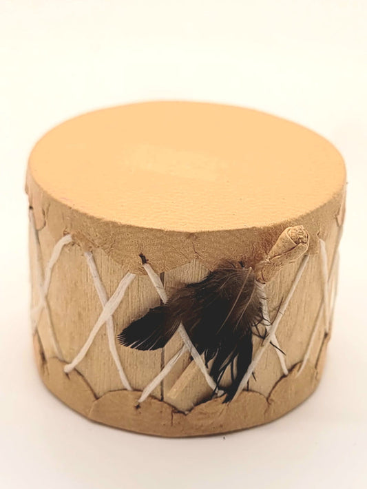 Drum with Leather Canvas