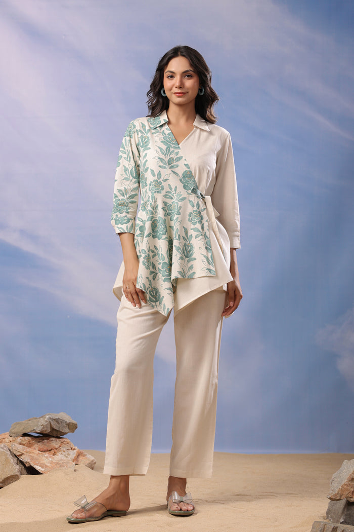 Earthy Grace Cotton Flex Co-ord Set