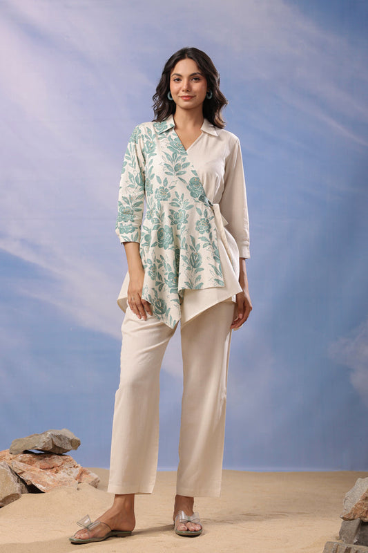 Earthy Grace Cotton Flex Co-ord Set