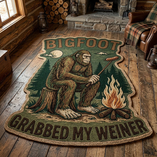 Emma - Dekorativt gulvtæppe Personligt Formet som Bigfoot