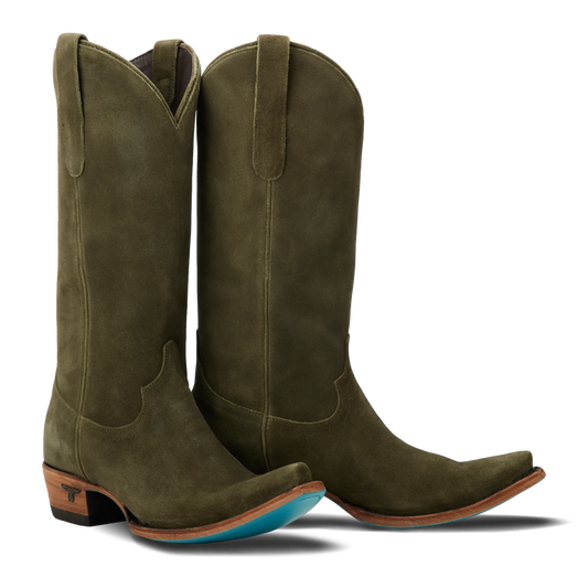 Emma Jane Boot - Olive Suede
