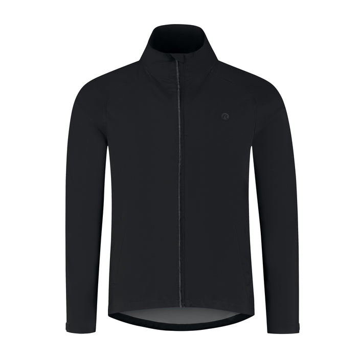 Rogelli Essential hardloopjack heren zwart voorkant.