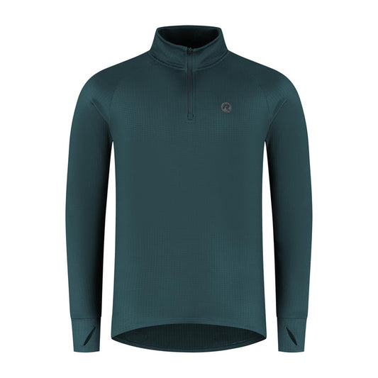 Rogelli Essential hardlooptop lange mouw heren blauw voorkant.