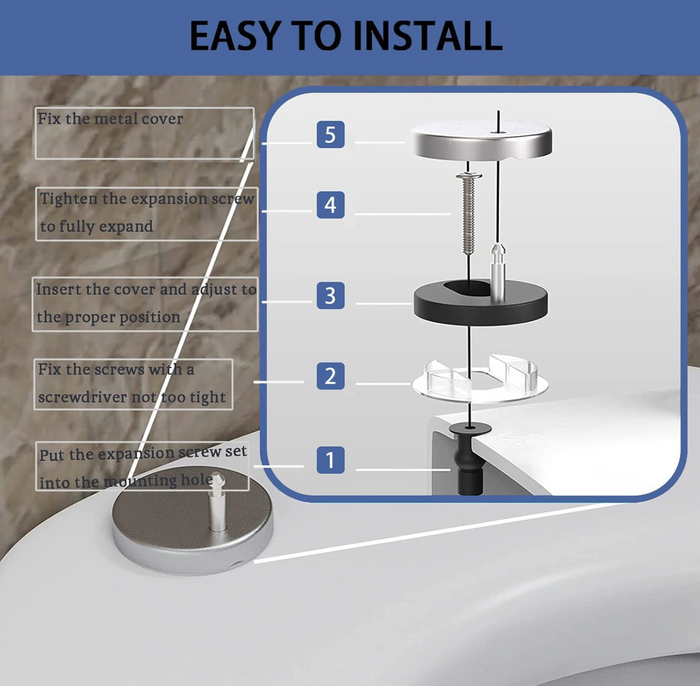 Euro soft close slim toilet seat cover
