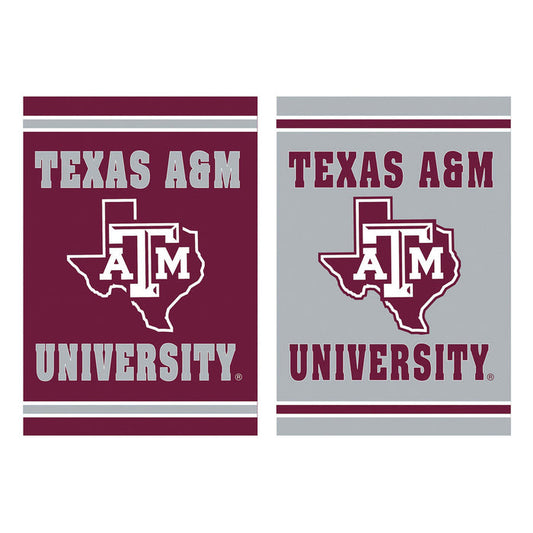 Evergreen Flag Texas A&M University Embossed Suede