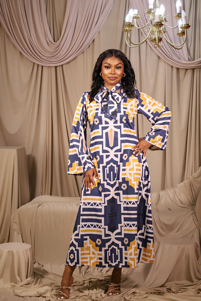 Fabrosanz: Tshwane Union Print A-line Dress