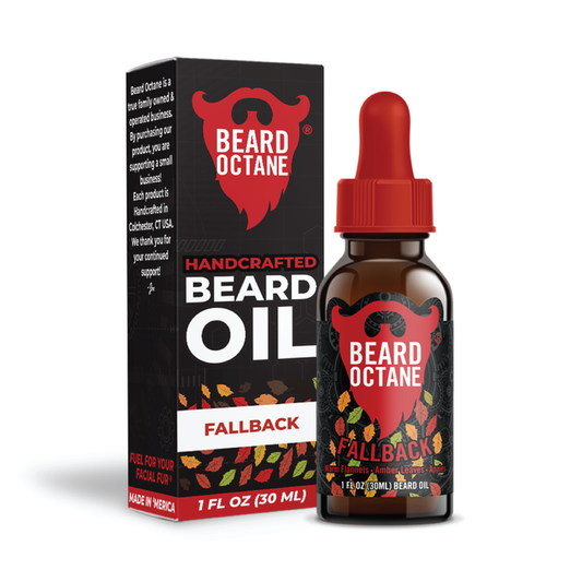 Fallback Beard Oil - Warm Flannels, Amber Leaves & Crisp Apples