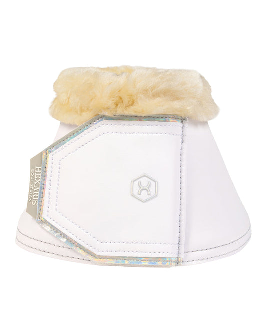 Faux Fur White Aurora Competition Bell Boots
