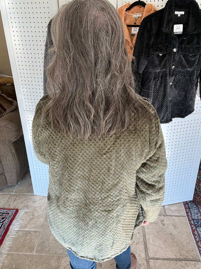 Fleece Shacket by Michelle Mae - 4 colors
