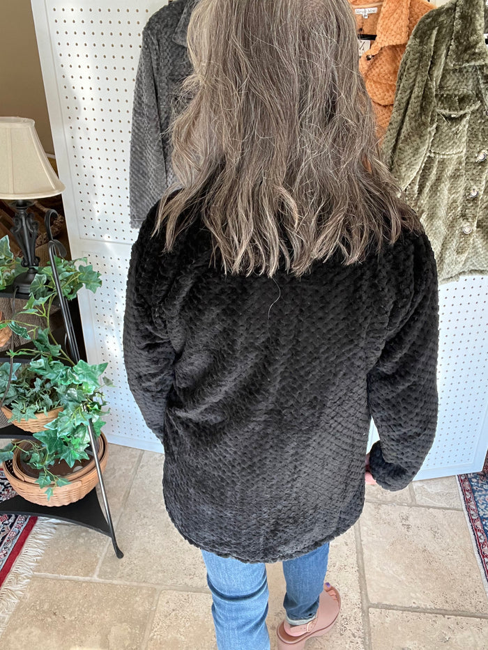 Fleece Shacket by Michelle Mae - 4 colors