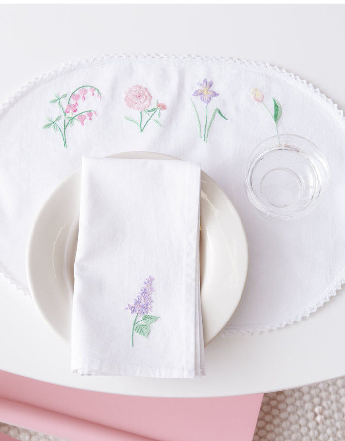 Flowers XL Stick and Stitch Embroidery Kit, Rico Design