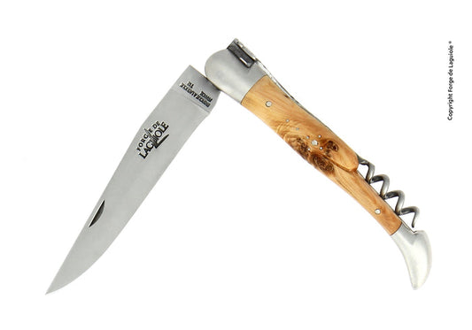 Forge De Laguiole Picnic Knife 12 cm Juniper Corkscrew - 22121INGESAT